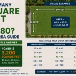 How Many Square Feet Is 40×80? Easy Area Guide