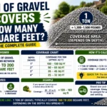 1 Ton of Gravel Covers How Many Square Feet