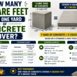 How Many Square Feet Does One Yard of Concrete Cover?