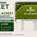 How Many Feet Is Two Acres