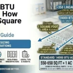 14000 BTU Covers How Many Square Feet