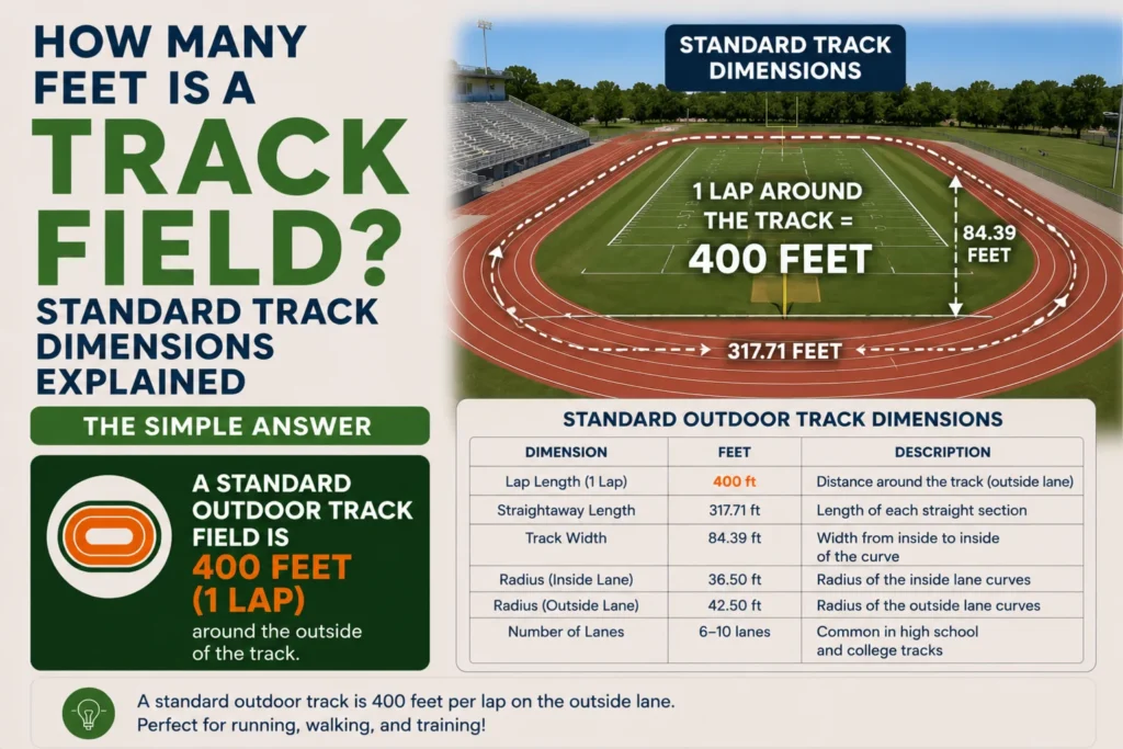 How Many Feet Is a Track Field? Standard Track Dimensions Explained
