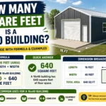 How Many Square Feet Is a 16x40 Building
