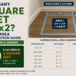 How Many Square Feet Is 2x2