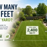 how many sq feet is my yard