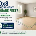 10x8 is how many square feet