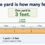 one yard is how many feet