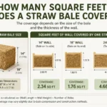 how many square feet does a straw bale cover