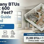 How Many BTUs to Heat 600 Square Feet