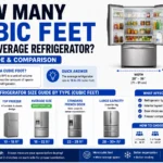 How Many Cubic Feet Is the Average Refrigerator