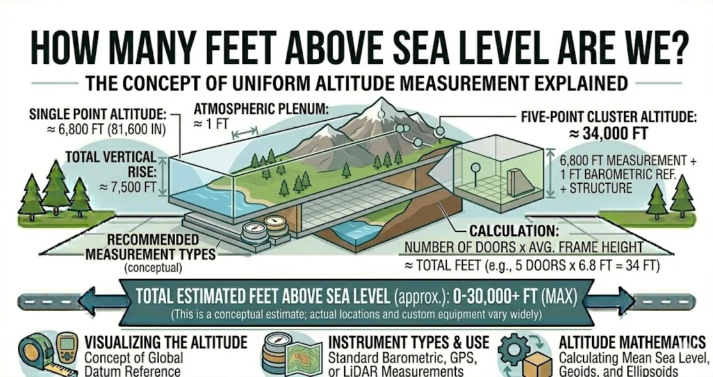 How Many Feet Above Sea Level Are We
