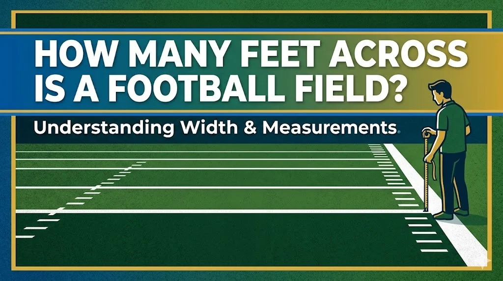 How Many Feet Across Is a Football Field