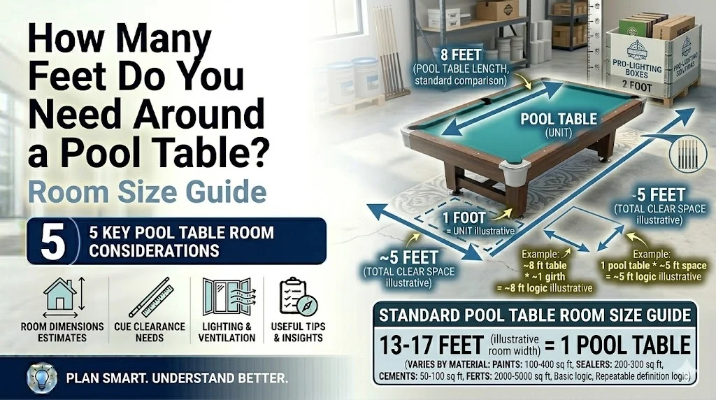 How Many Feet Do You Need Around a Pool Table