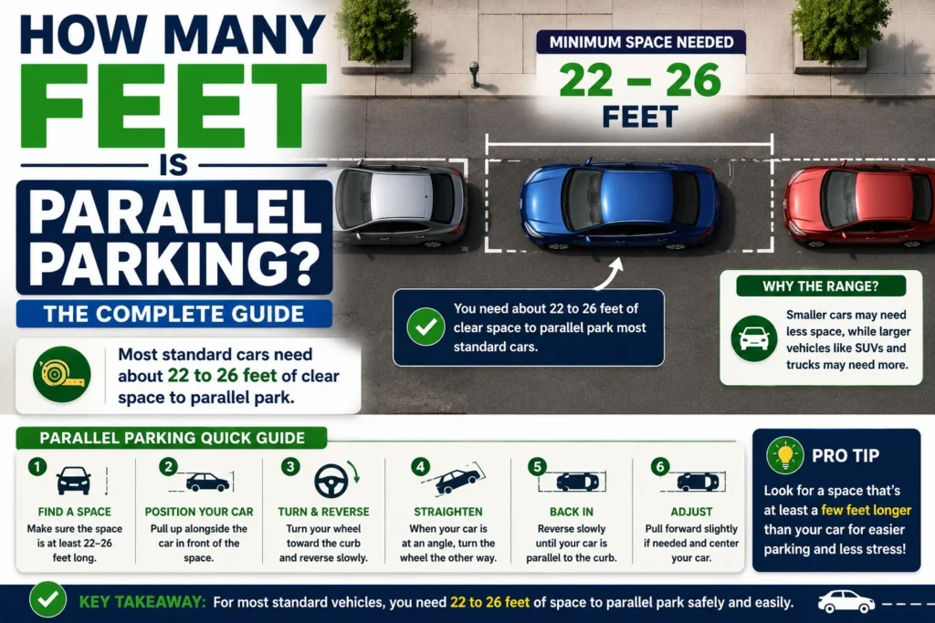 How Many Feet Is Parallel Parking