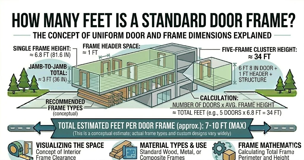 How Many Feet Is a Door Frame