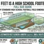 How Many Feet Is a High School Football Field
