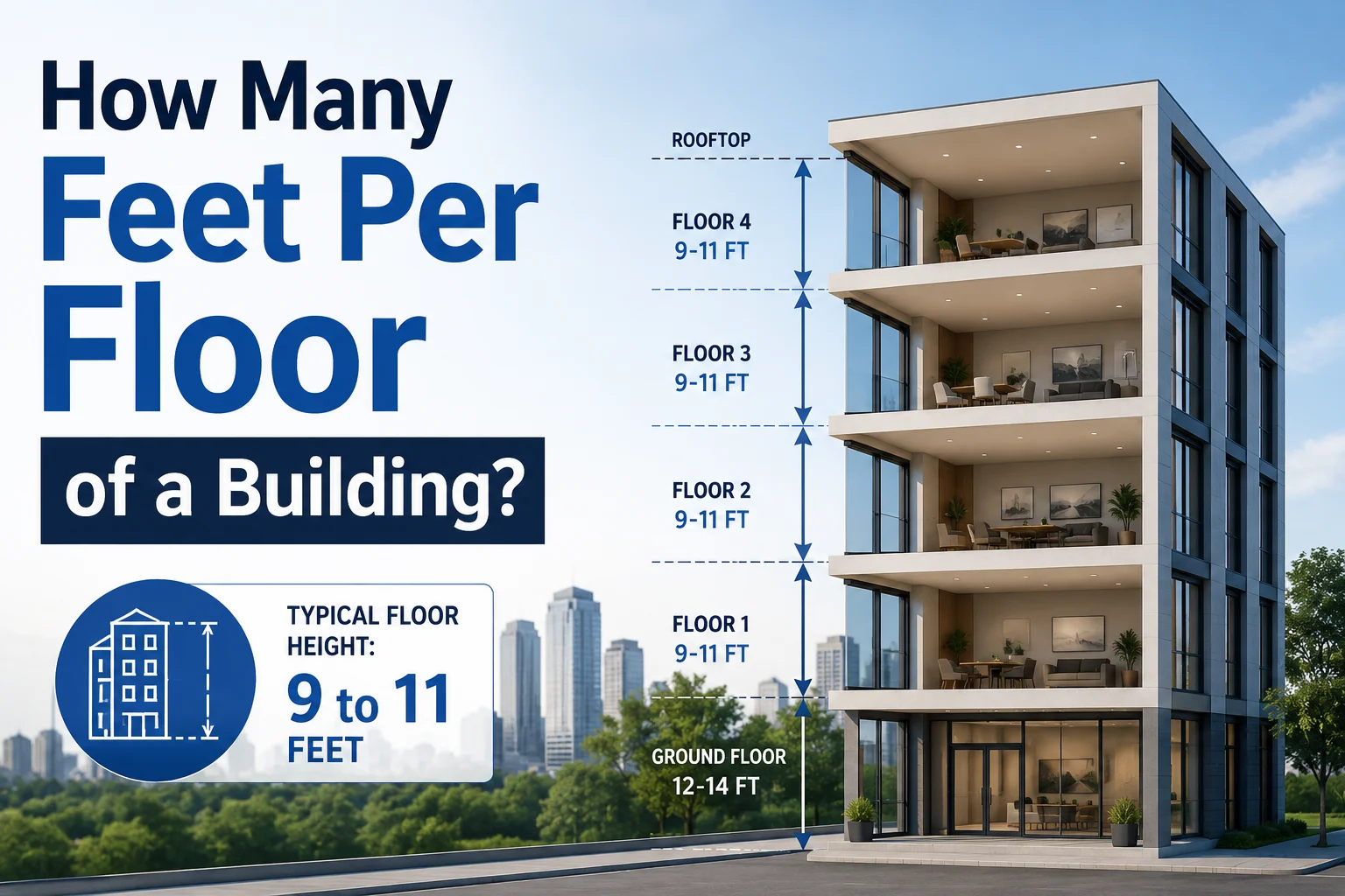 How Many Feet Per Floor of a Building