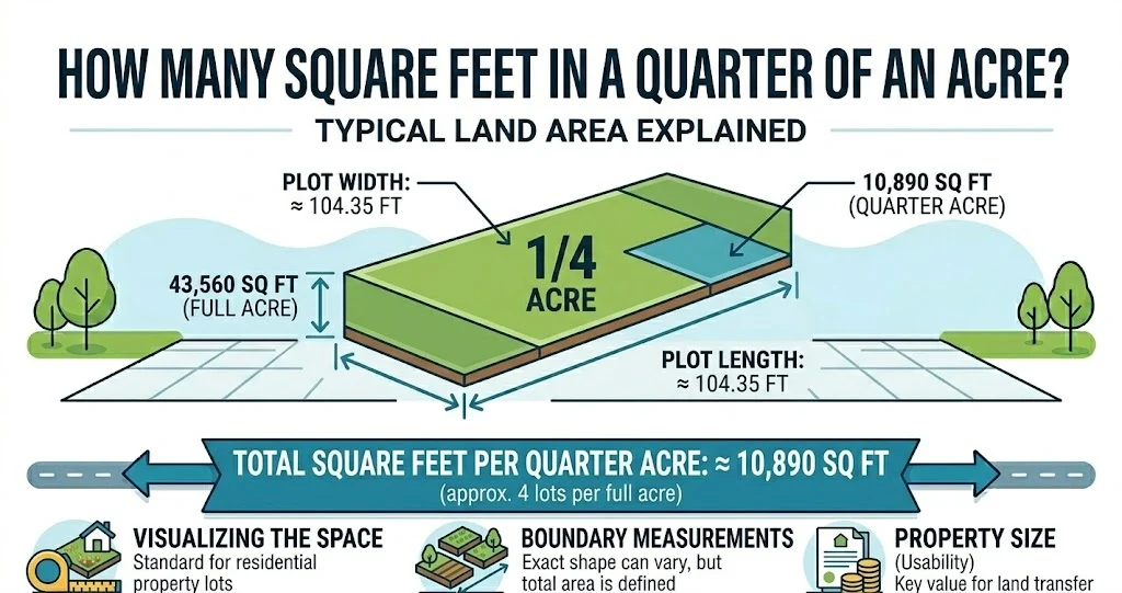 How Many Feet in a Quarter of an Acre
