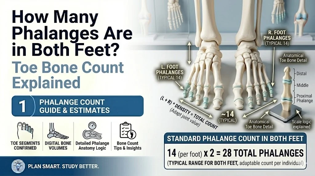 How Many Phalanges Are in Both Feet