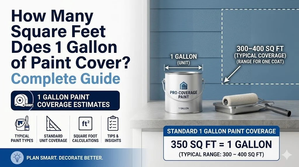 How Many Square Feet Does 1 Gallon of Paint Cover