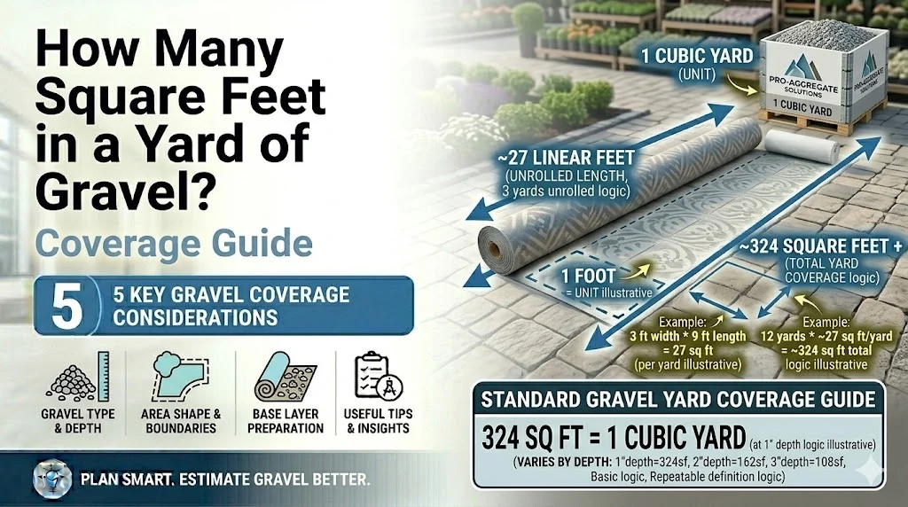 How Many Square Feet in a Yard of Gravel