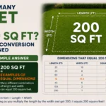 How Many Feet Is 200 Sq Ft? Simple Conversion Explained