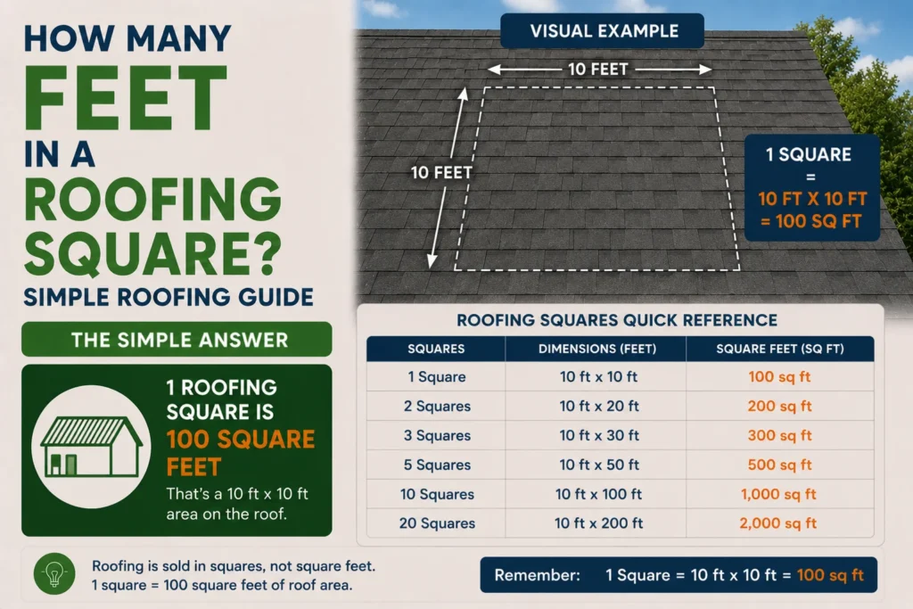 How Many Feet in a Roofing Square? Simple Roofing Guide