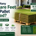 how many sq feet is a pallet of sod