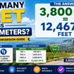 -How Many Feet Is 3,800 Meters