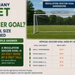 How Many Feet Is a Soccer Goal? Official Size Explained