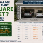 2 Car Garage Is How Many Square Feet? Size Guide Explained