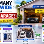 How Many Feet Wide Is a 2 Car Garage