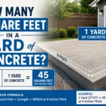 How Many Square Feet in a Yard of Concrete