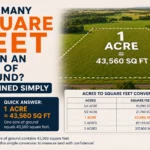 How Many Square Feet Are in an Acre of Ground
