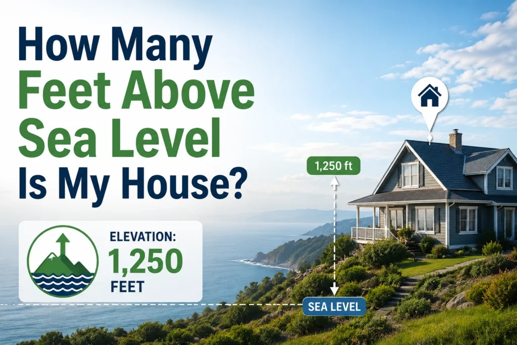 How Many Feet Above Sea Level Is My House