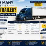 how many feet is a semi trailer