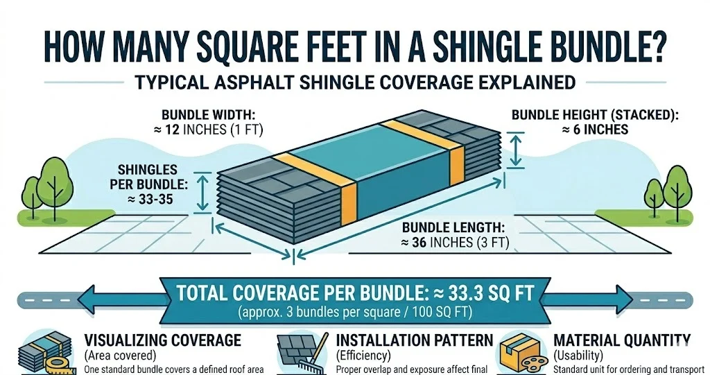 How Many Square Feet in a Shingle Bundle