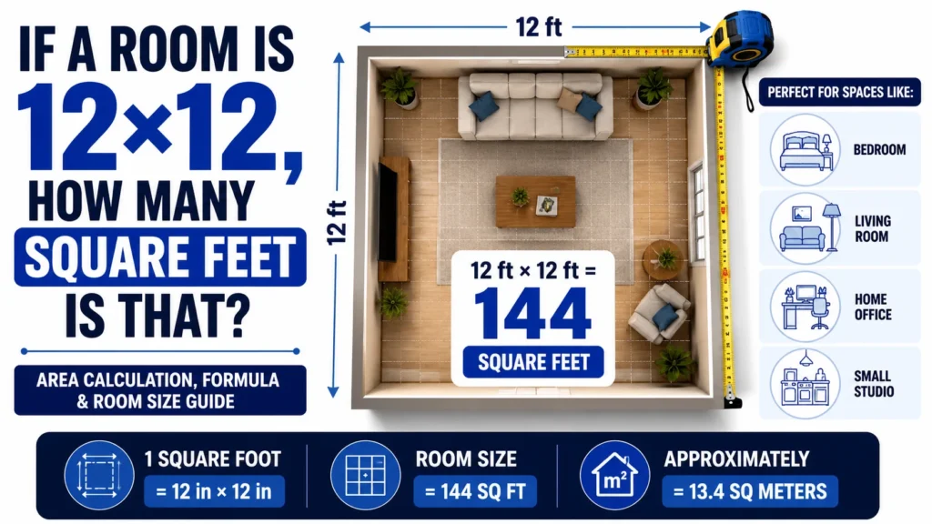 12x12 How Many Square Feet Is That