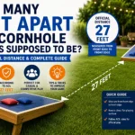 How Many Feet Apart Are Cornhole Boards Supposed to Be
