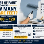 1 Quart of Paint Covers How Many Square Feet
