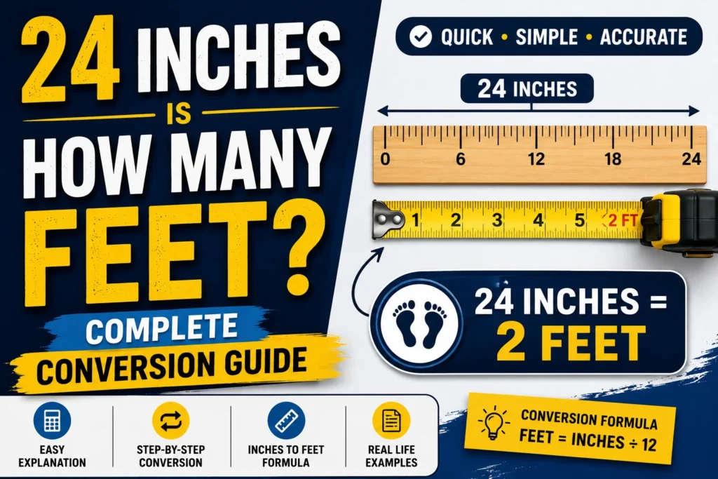 24 Inches Is How Many Feet