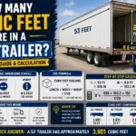 How Many Cubic Feet Are in a 53′ Trailer