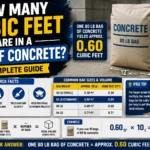 How Many Cubic Feet Are in a Bag of Concrete