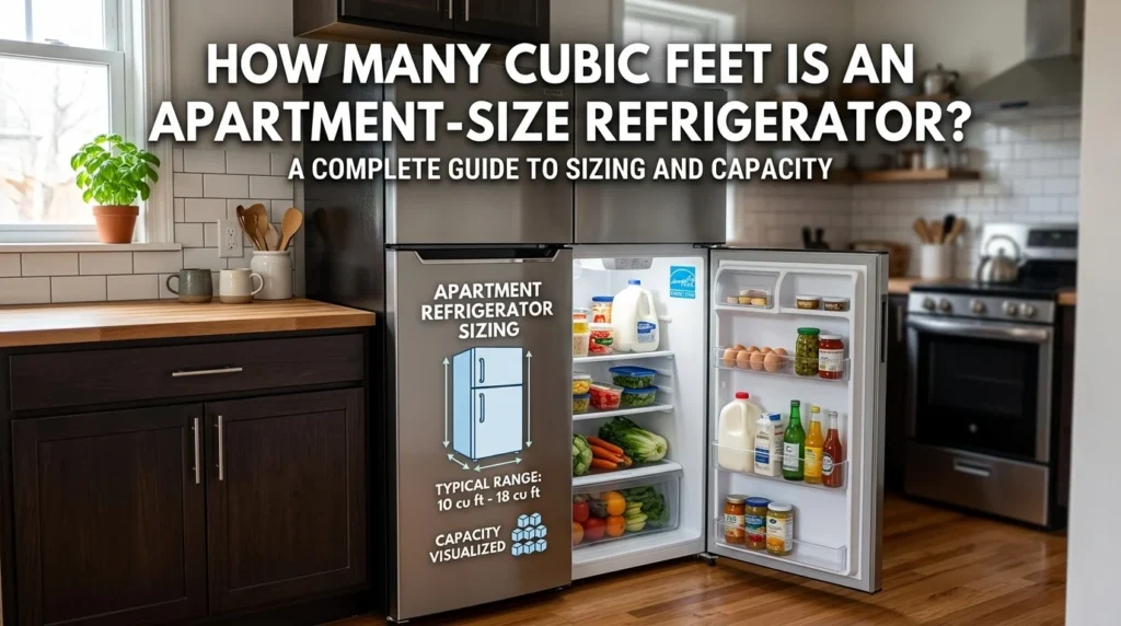 How Many Cubic Feet Is an Apartment-Size Refrigerator
