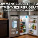 How Many Cubic Feet Is an Apartment-Size Refrigerator