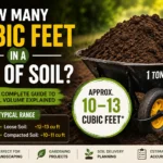 How Many Cubic Feet in a Ton of Soil