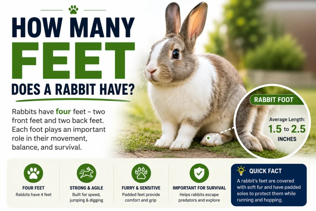 How Many Feet Does a Rabbit Have