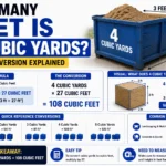 How Many Feet Is 4 Cubic Yards