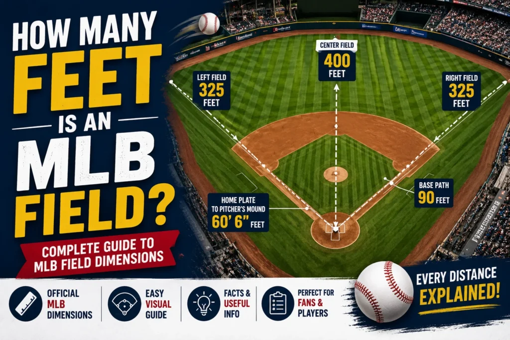 How Many Feet Is an MLB Field