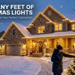 How Many Feet of Christmas Lights for a House